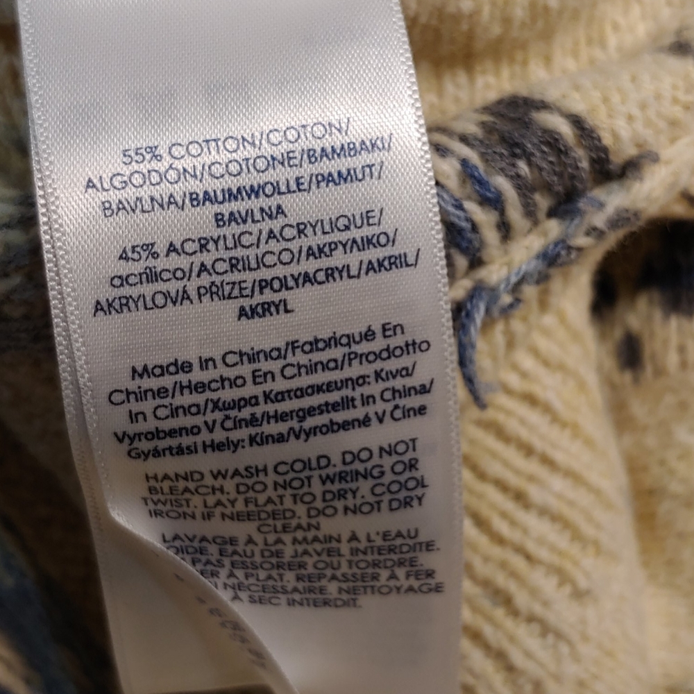 Chaps Fair Isle Patterned Sweater - Picture 4 of 4